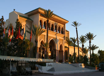 encore surplombant les villa d'agadir (maroc)